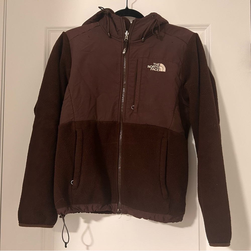 The North Face Adult Chocolate Brown Hooded Denali Jacket